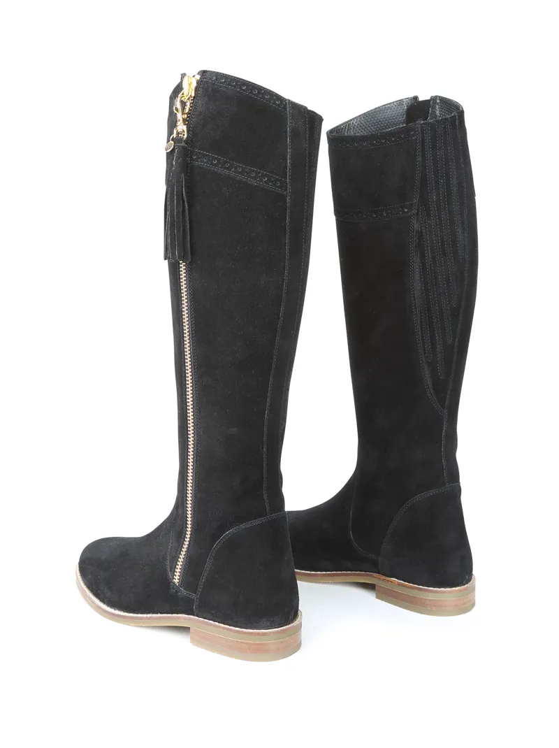 Shires Moretta Arabella Suede Boots Black-5
